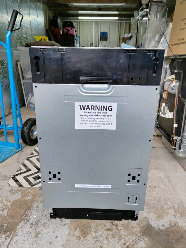 essentials slimline integrated dishwasher